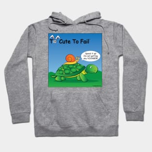 Too Cute To Fail - Turtle and Snail Hoodie
